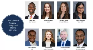 2025 General Surgery Categorical Interns