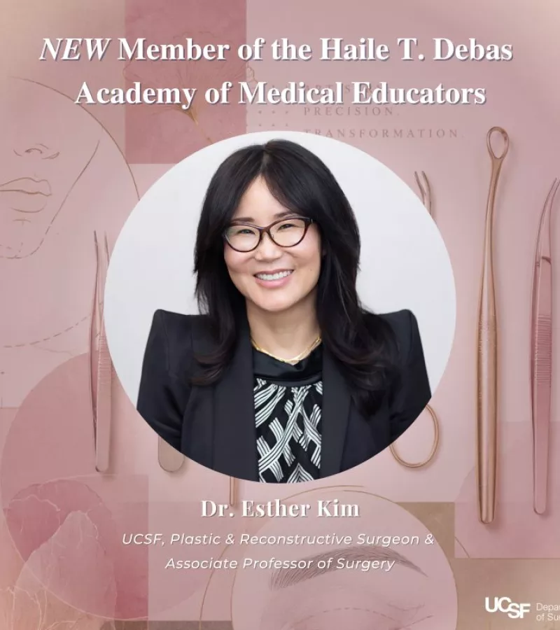 Dr. Esther A. Kim Inducted into Haile Debas Academy of Medical Educators